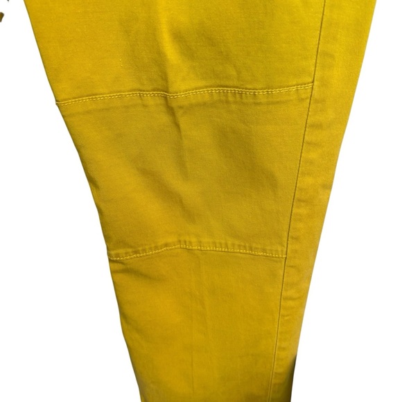 CAbi | Yellow Straight Leg Utility Women's Pants | #5869 | Sz 8 - Picture 3 of 10